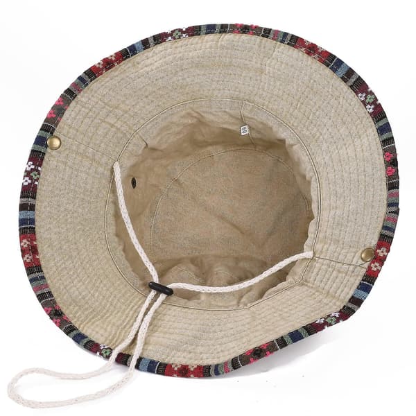 Herrar Sommar Solhattar Strand Boonie Hat Fishsing Hat Khaki