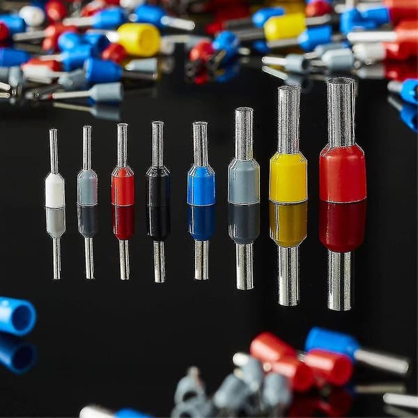 1200 stk. Wire End Ferrules Assortment Isolerede ærmer