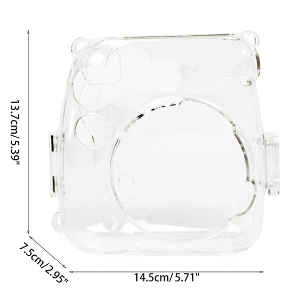 Kamera for Case Cover for Checky Mini 8/8+/9 Crystal Transparent Protective For