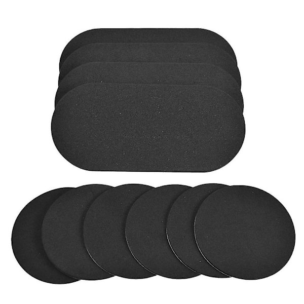 10-pakks Bass Drum Patch, Pedal Patches og Trommeputer, Vanntett, Værbestandig og Sterk Limende Tromme