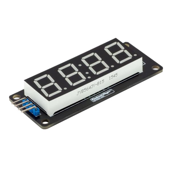 7-segments digitalrör LED-modulpaneldisplayklocka 4-bit för Arduino