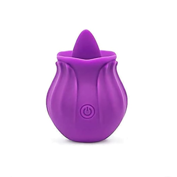 Rose Toy kompatibel med kvinnor Pleasure Tunga kompatibel med slickande och sugande Cl Als Stimulator