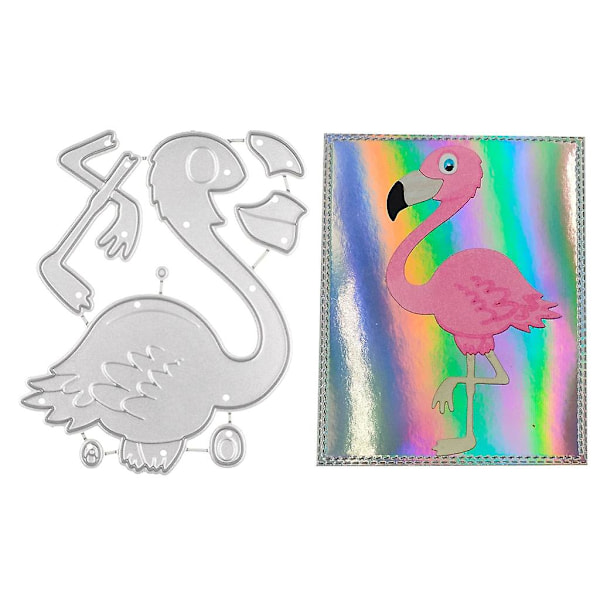 Flamingo metallskärverktyg för korttillverkning Scrapbooking pappershantverksmall