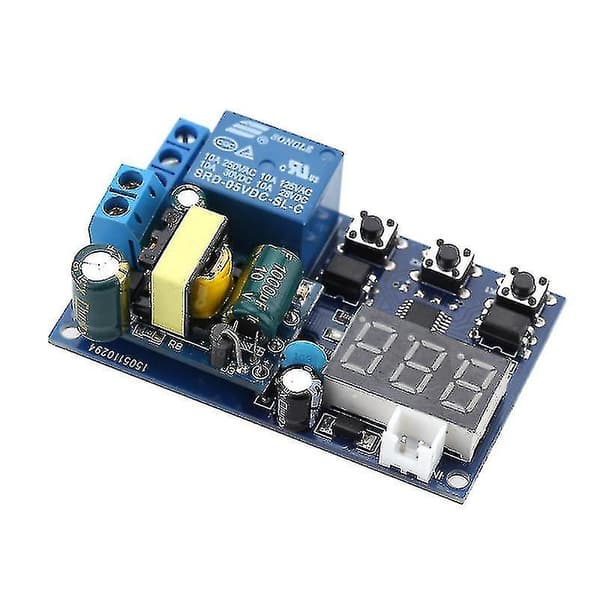 AC 110~250V LED-display Automatisk Digital Fördröjningstimer Reläbrytare Modul