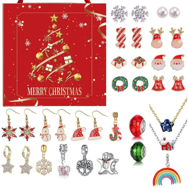 Charmi-rannekoru Joulukalenteri Advent Blind Box Korut Joulu
