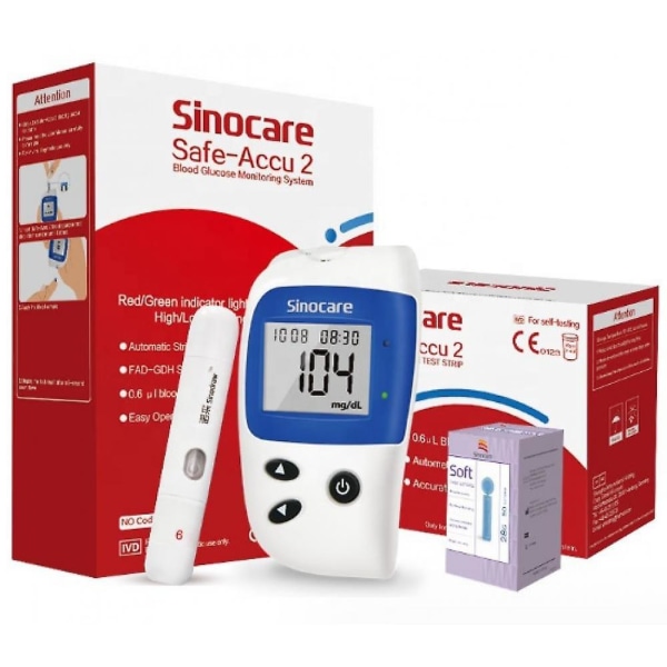 2024 Ny Hot Selling Højkvalitets Medicinsk Og Hjemmebrug Glucose Meter Med Oled Fuldautomatisk Display Bean Newway