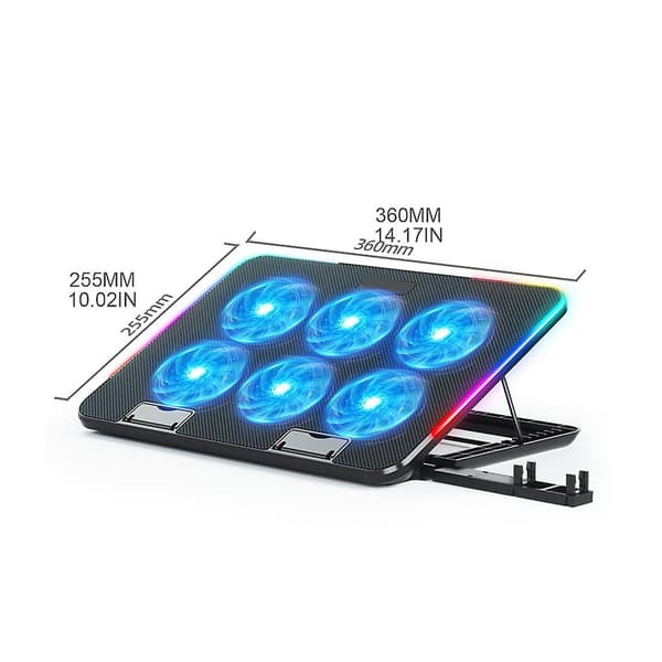 RGB Laptop-kylplatta för spelbärbara datorer