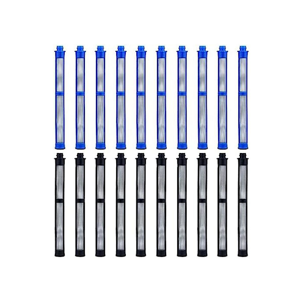 Airless Spraygun-filter - 287033 10-pack 100 Mesh Latex och 287032 10-pack 60 Mesh Latex för de flesta Pres
