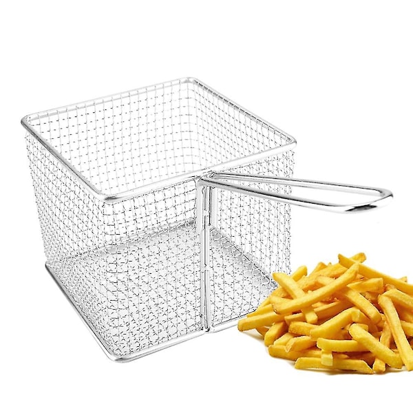 Minifritöser i rostfritt stål - Sil för matpresentation för potatislagning