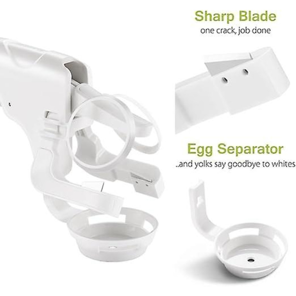 Äggkrossare utan splitter, presentgadget för köket, ägggula, proteinvitseparering, kök