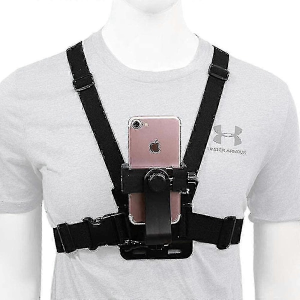 Universal mobiltelefonklemme til actionkamera Pov Gopro Samsung Iphone telefonholdere stativer Happy H