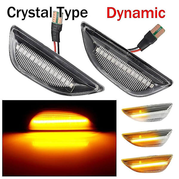 Peräkkäin vilkkuva LED-vilkku sivuvalo dynaaminen vilkku Opel Mokka X Chevrolet Trax Buick Encore 2013-2020