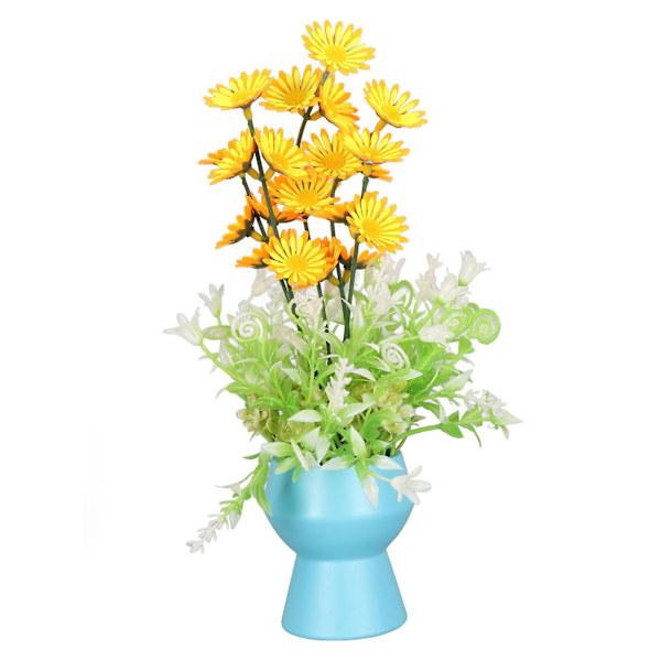 Kunstig blomstdekorasjon for akvariumsimulering Glødende kunstige planter for stue kontor balkong