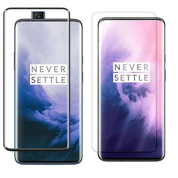 För Oneplus 7 Pro Full Screen Protector Härdat Glas Skydd Film Cover