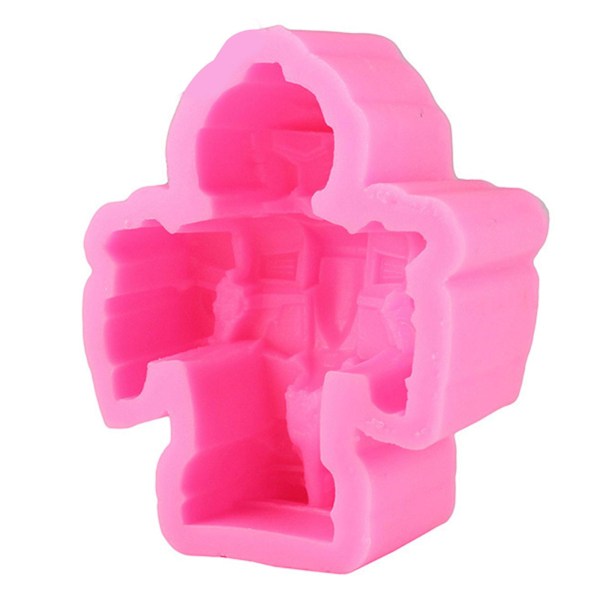 Kreativ robotformet fondantkake silikonform konditorisjokoladeform
