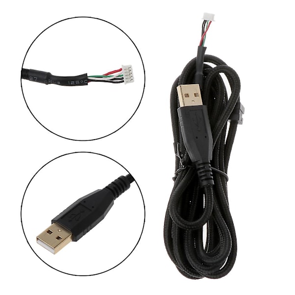 Mus erstatningstilbehør Holdbar USB-kabel for Razer Blackwidow X Chroma