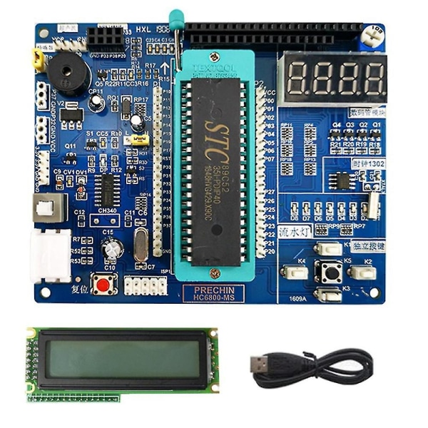Hc6800- 51 Microcontroller System Learning Board Stc89c52 Development Board