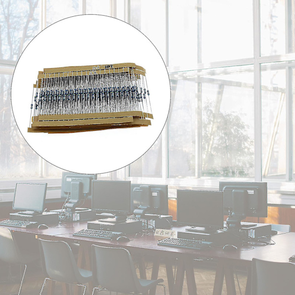 1/4w metallfilm motstander sortiment motstandssett med plast oppbevaringsboks