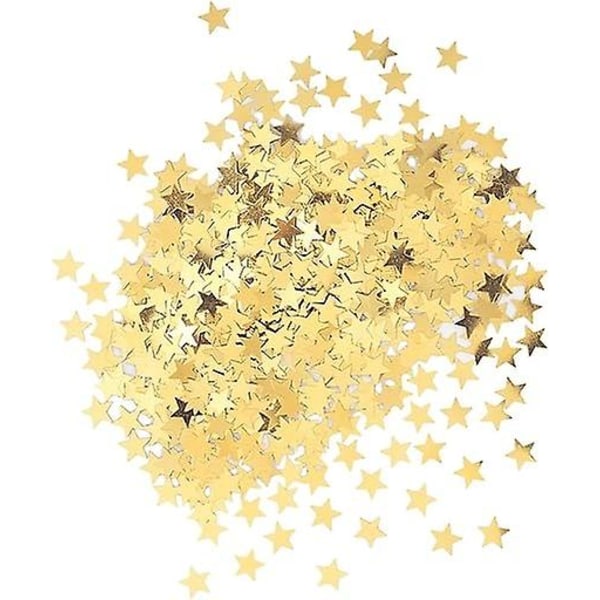 4000 kpl tähden muotoinen kultainen konfetti