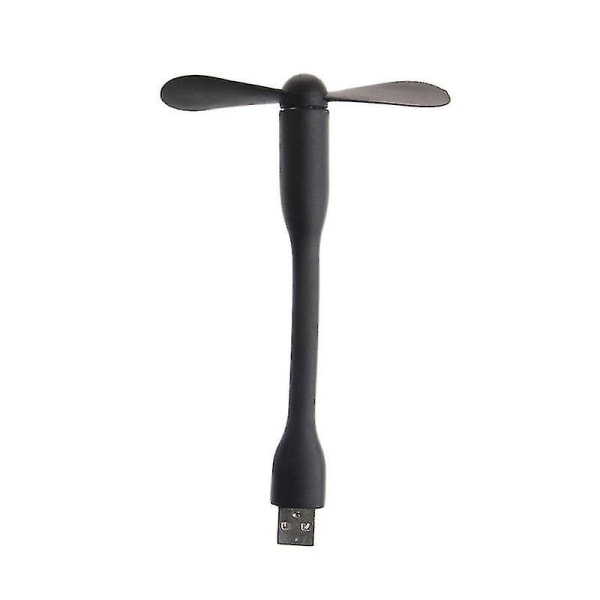 Fleksibel USB-kjølevifte for bærbar PC, stasjonær PC, powerbank, vegglader og USB-lader