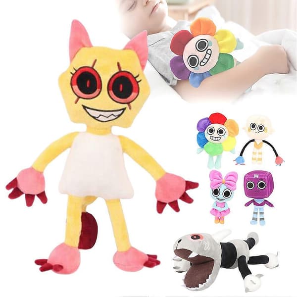 Plush Leksak Game Dandy-World Fylld Dockspelglad Animekaraktär Lugnande Dock Barnfans Samlarobjekt boxten