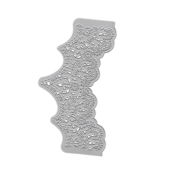 Hålspets metallskärningsformar stencil DIY scrapbooking album stämpelpapper kort E
