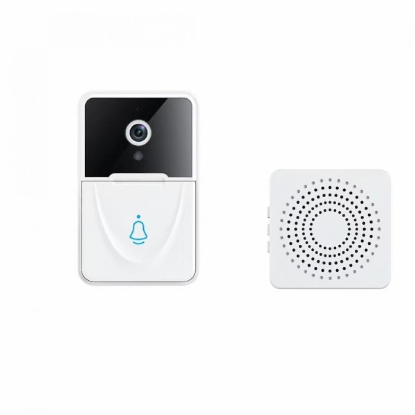 X3 Trådlös dörrklocka utomhus video röst intercom infraröd natt trådlös fjärrövervakning med röstväxlingsfunktion