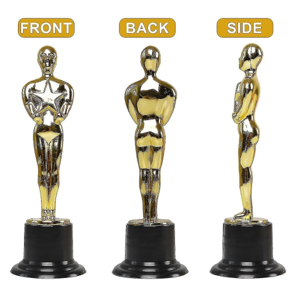 24 Pack Award Trofæer Statuette-kompatible favoriserer, Award, spilpræmie, præmie -ys