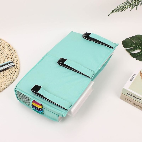 (grønn) Seng Organizer - 8 Lommer Sengside Henge Oppbevaringspose Med Stropp For Mobiltelefon, Tablet, Bøker, Vev, Ideell For Seng, Sovesaler, Sykehus, Caddy