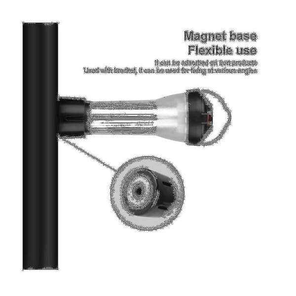 3000mah Campinglys med Magnetisk Base Zero Light 5 Lystilstande LED Lommelygte Nødlys