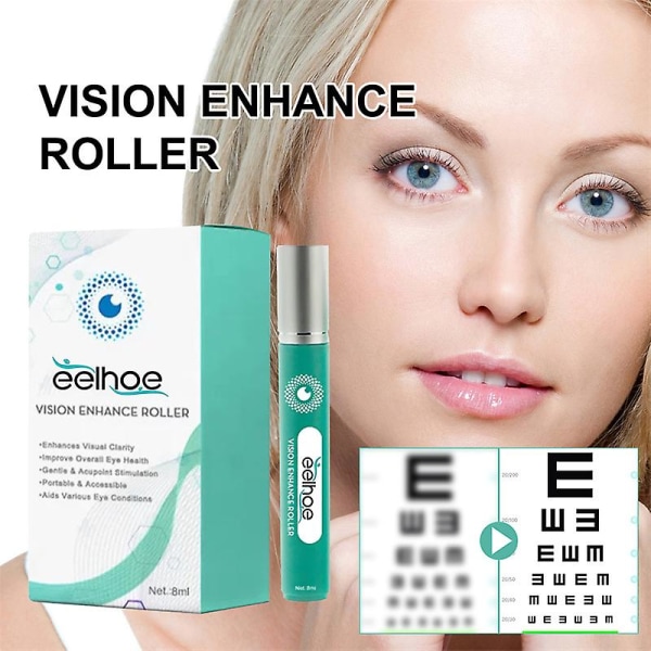 3 kpl New Eye Vision Enhance Roller Vision Relief Silmien kuivumista Väsymys Hoito