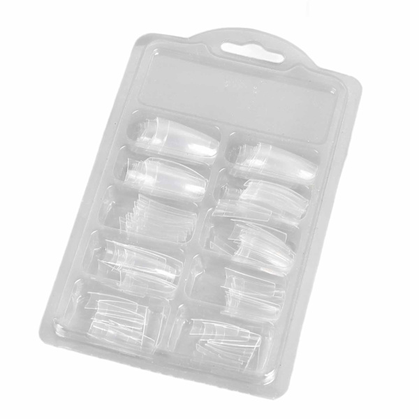 05# 100 stk Halv Full Dekk Kunstige Falske Negle Tips for Manikyr