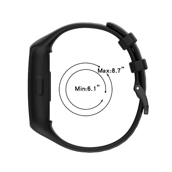 Silikonrem til Huawei Band 7/Honor Band 6 Udskiftningsarmbånd Smart Elektronik Wearable