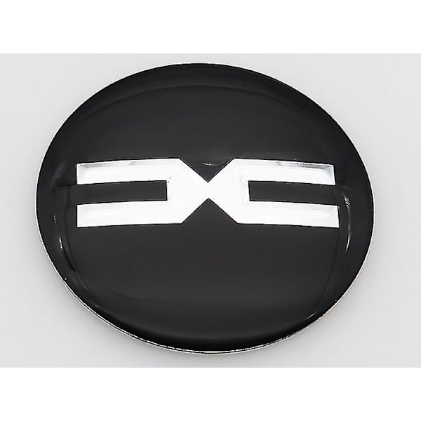 4 st Nya Dacia 56mm 60mm Logotyp Bil Emblem Hjulcentrum Navkapsel Autofälg Omsättning Badge Skydd Dekal Styling Tillbehör Yalo dacia new black 60mm silver cap