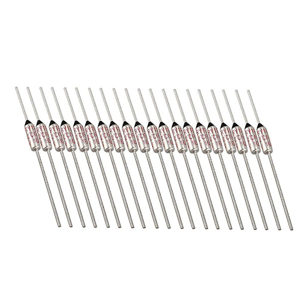 20 stk. Ry-serie metal 192 Celsius 250v 10a afbrydere termisk sikring