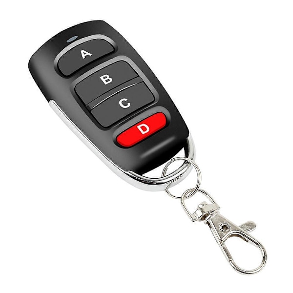1-3 st 433MHZ Kopieringsfjärrkontroll Auto 4 Kanalskod Garageportöppnare Fjärrkontroll Duplicering Kloning Kod Bilnyckel 1pc