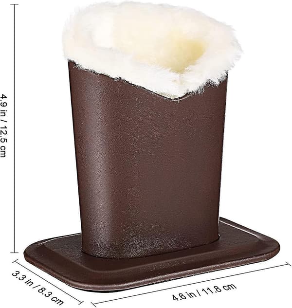 2 stk brillerholder med plysjfor