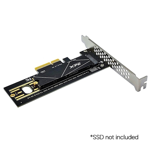 1 st Nvme Pcie M.2 Ssd till Pci-e X4 Adapterkort Pci-e M.2 Riser för 2230-22110