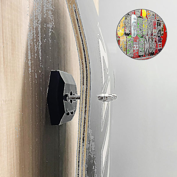 2 stk Skateboard Vægmontering Skateboard Display Hanger Skateboard Hanger Krog Vertikal Og Horisontal Til Skateboard Deck Display Opbevaring