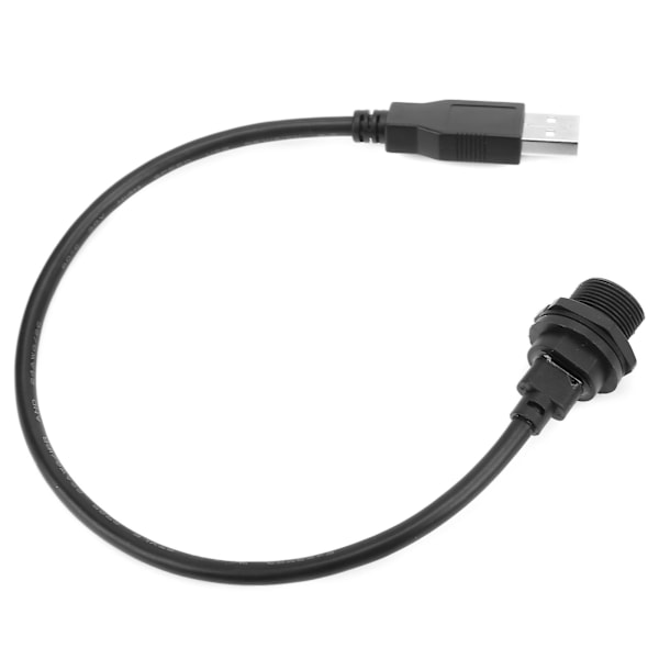 IP67 Vanntett USB-kontakt - MICRO USB Hunn til 2.0 Hann med Kabelkontakt (E10MCTFF/U2AM, 0.3meter)