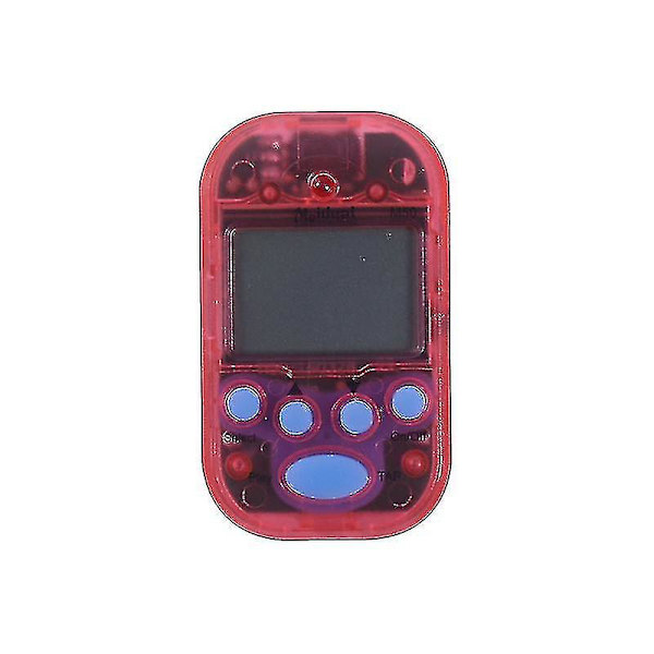 Mini Profesjonell Metronom Digital LCD Digital Tuner For Gitar Piano Gitar Tilbehør, Transparent Rød