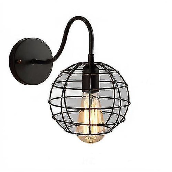 Led Industriel Væglampe Sort E27 Retro Væglampe Væglampe Industriel Belysning Indendørs