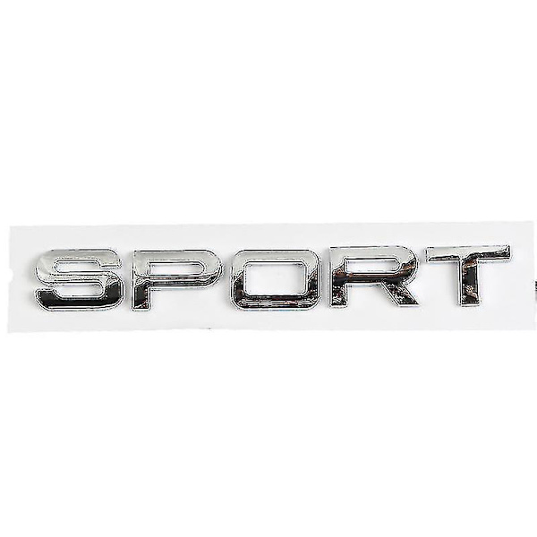 3D ABS-logotyp Range Rover-bokstäver Emblemdekal Bilhuv Emblem för Range Rover Sport Evoque L322 L320 L406 P38 Tillbehör - S-xdd sport chrome