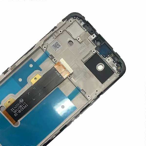 For Nokia G22 LCD-skjerm og digitaliseringsenhet + ramme, klasse B, erstatningsdel