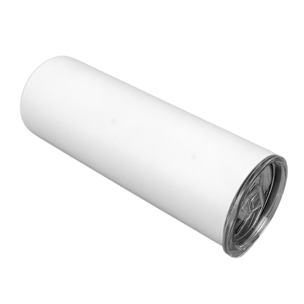 Sublimering Blank Tumbler 600ml Dubbelväggig Isolerad Rostfritt Stål för Resor Vit till Blå