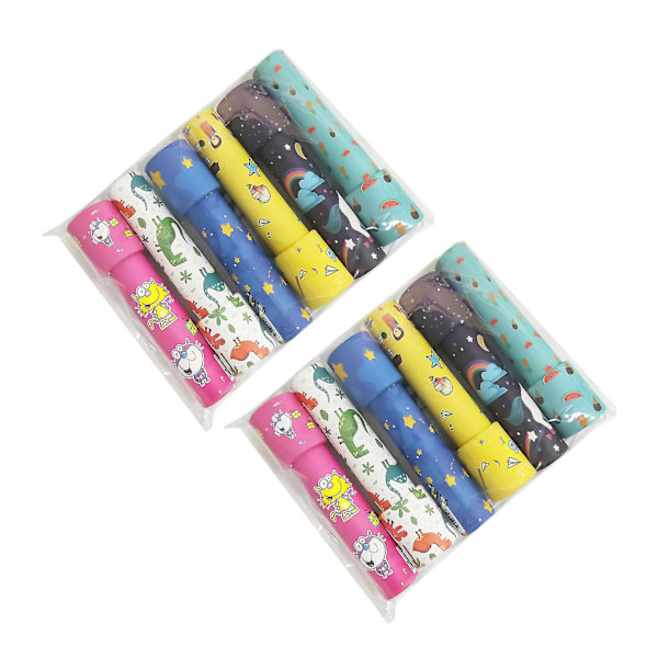 12 kpl Kaleidoskooppi Kannettava Värikäs Retro Klassinen Koulutus Pyörivä Kaleidoskooppi Lelu Lapsille