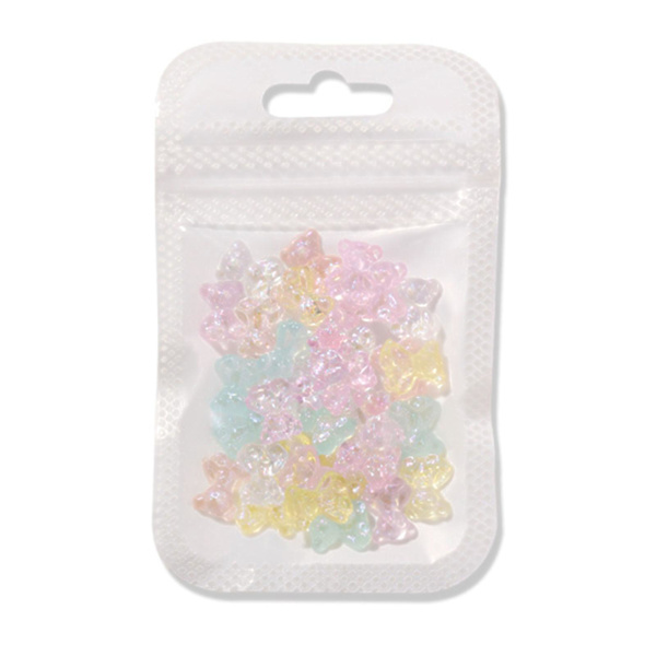 Sødt Nail Art  Krystaller Decals Glitters Neglebue Hjerte Bjørn Negle Dekoration 3