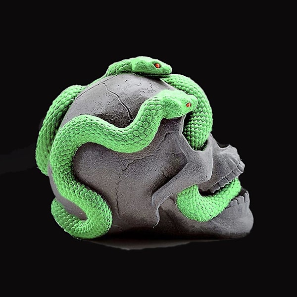 3D for Cobra Skull Silikoneform Epoxy Resin Form Fondant Aromaterapi Gips