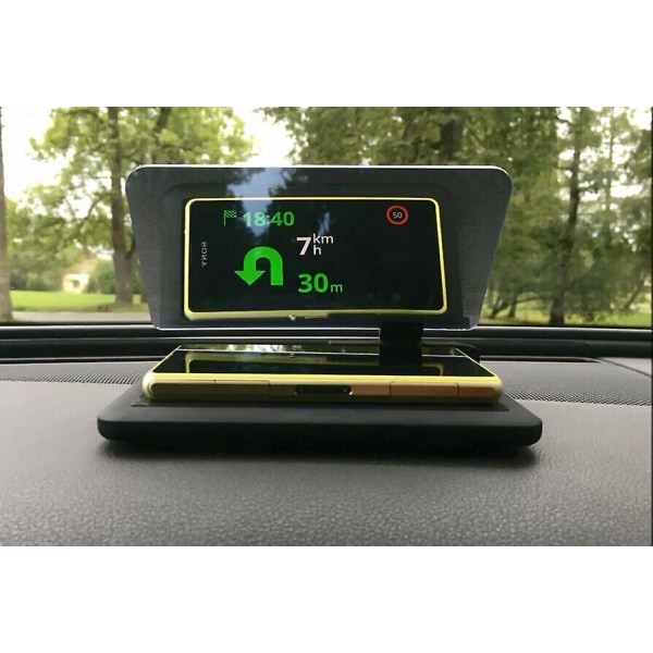 H6 Auton kojelautakiinnitystelineen jalustan pidike puhelimeen GPS Hud Projection Lp