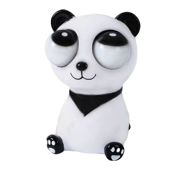 Panda Stress Relief Hand Fidget Sensory Toy - Söt & Hållbar, Långvarig, Pop Out Ögon - Kläm Leksak för Barn & Vuxna